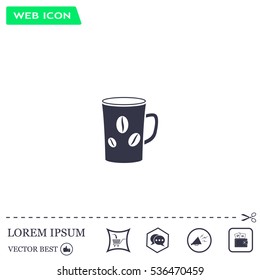 white cup icon