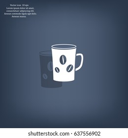 white cup icon