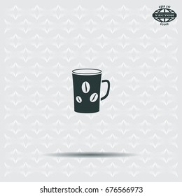 white cup icon