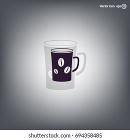 white cup icon