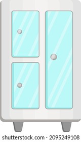 Cuaderno blanco, ilustración, vector sobre fondo blanco.