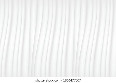 Fondo de la Cortina Blanca. Lujo. Ilustración vectorial