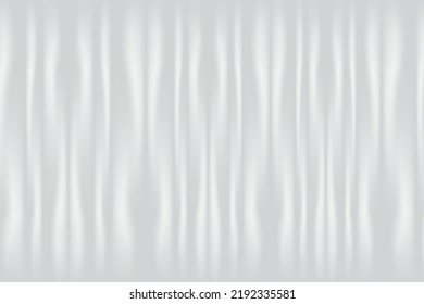 White Curtain Closed Background. Celebration Event or Grand Opening Backdrop. Wallpaper Vector