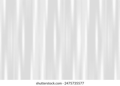 White Curtain Closed Background. Celebration Event or Grand Opening Backdrop. Wallpaper Vector Illustration