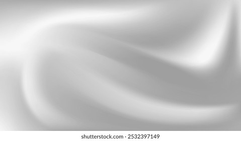 white Curtain Opening Isolated Celebration Event Backdrop. Wallpaper Vector Iridescent white gradient. Holographic foil. Abstract background. Creative neon template for banner
