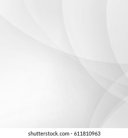 White Curve, Abstract Vector Background. For design, banner.