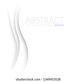 White curve background