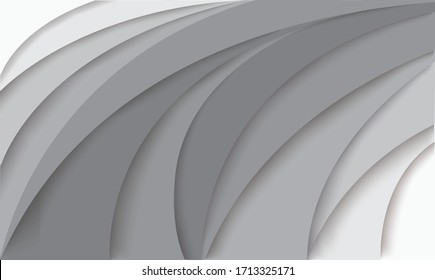 white curve template background vector illustration EPS10