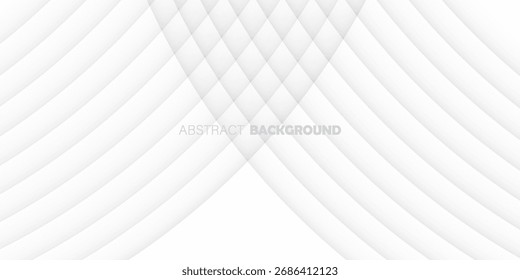 Fondo Abstractas de línea curva blanca. Diseño moderno de moda en Ilustración vectorial