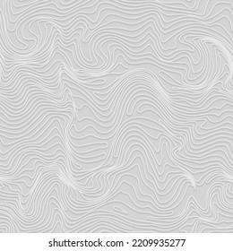 White curved line seamless pattern