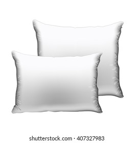 White Cushion Vector Image Background Texture Stock Vector (Royalty ...