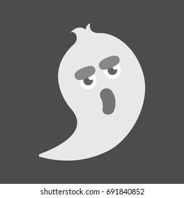 White cute ghost