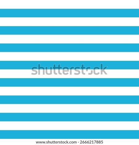 White and cyan bold horizontal stripe seamless pattern background