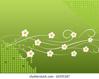 708,889 Daisies green background Images, Stock Photos & Vectors ...