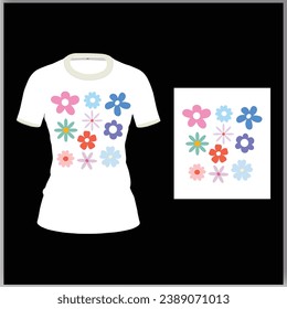 White daisy chamomile. Cute round flower plant collection. Growing concept  vector design
