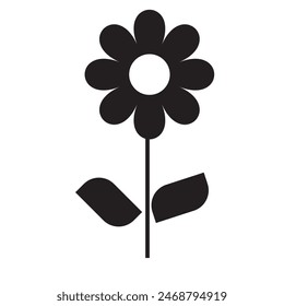 White daisy chamomile set. Daisy flowers on blue background.  sweet flowers plant collection. Daisy flowers shape illustration icon.