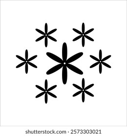 White daisy flower set. Daisies on white background. Sweet flower plant collection. Daisy flower shape illustration icon.