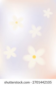 Weiße Gänseblümchen auf weichem Frühlingshintergrund