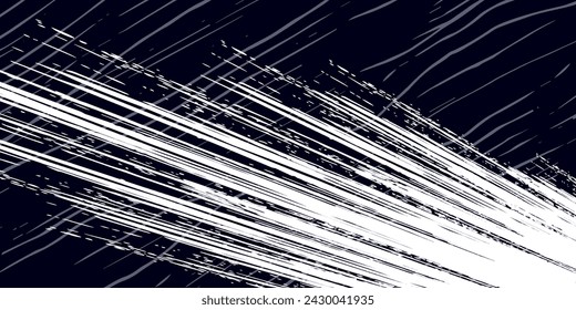 White and dark blue halftone dots gradient line color pattern grunge texture background. Ink paint grunge brush strokes isolated on modern white background.