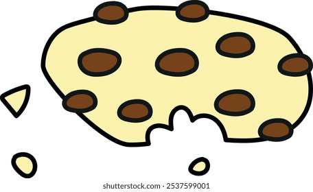 White dark chocolate chip cookie bite