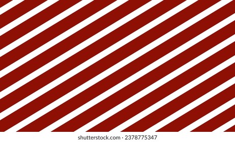 White and dark red diagonal stripes