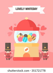 White day Event Illustration