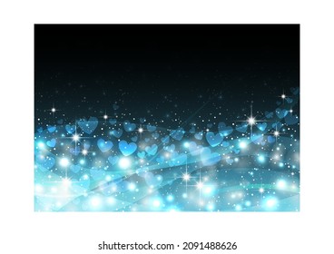 White Day, Glitter Heart Frame