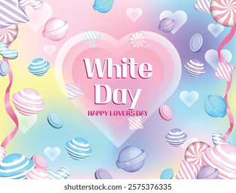 White Day, Happy Lovers Day, Couple, a sprinkling of candy