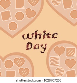 white day vector illustration