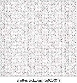 White decorative background. Stonewall texture. Abstract vector.