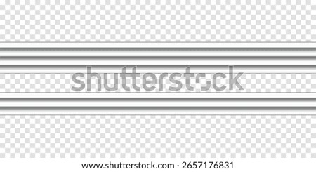 White decorative moulding baseboard in empty modern room interior detail wooden trim wall realistic molding panel design wood work
