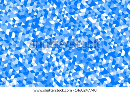 white and deep blue triangles pattern. abstract geometric mosaic. beautiful polygonal ornament. simle vector background easy to edit and use. eps 10