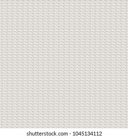 White dense canvas structure. Light gray textured background. Vector illustration.