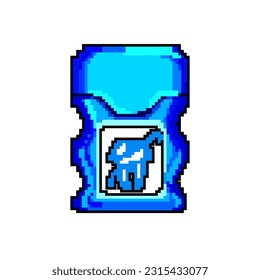 white dental floss game pixel art retro vector. bit white dental floss. old vintage illustration