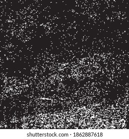 White design elements on black colour background, vector illustration.
