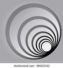 white destination deep inside the spiral staircase, emotion, sadness, defeat, disappointment