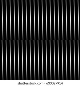 White diagonal lines background. Striped wallpaper. Seamless surface pattern design with symmetrical linear ornament. Stripes motif. Digital paper, page fills, web designing, textile print. Vector art