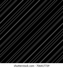 White diagonal lines. Striped wallpaper. Seamless surface pattern design with symmetrical linear ornament. Stripes motif. Digital paper for page fills, web designing, textile print. Vector art.