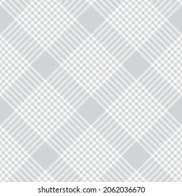 White Diagonal Plaid Tartan textured Seamless pattern design suitable for fashion textiles and graphics