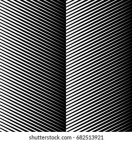 White diagonal sharp lines abstract background. Seamless surface pattern design with linear ornament. Stripes motif. Image with slanted rays. Striped digital paper. Hatched illustration. Optical art.