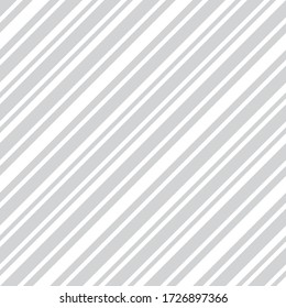 White diagonal striped seamless pattern background suitable for fashion textiles, graphics