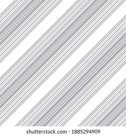 White diagonal striped seamless pattern background suitable for fashion textiles, graphics