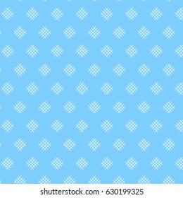 white diamond shape weave pattern on soft blue background vector illustration image