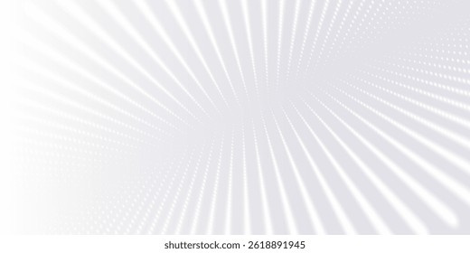 Fondo Abstractas de rejilla de puntos digitales blancos. Superficie de Tecnología futurista ligera. Concepto de visualización de datos de IA.
