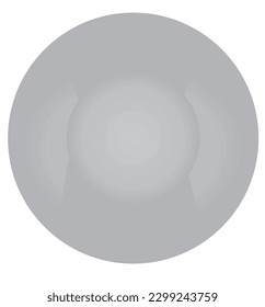 Platos blancos. ilustración vectorial