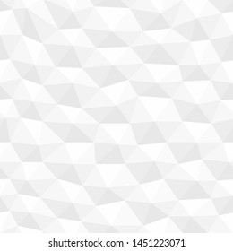 White distorted seamless hexagonal texture. Decorative geometric polygons pattern. Abstract 3d background - Shutterstock ID 1451223071