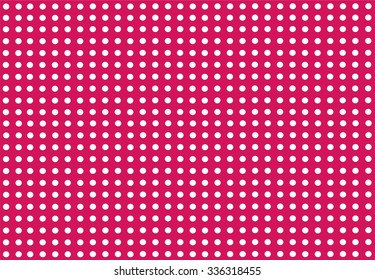 White dot on pink background