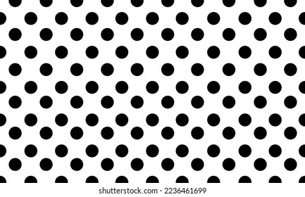White Dot Pattern. Background Pattern. Abstract Background. Vector Background. Vector Illustration.