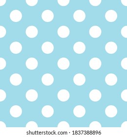 White Dot Pattern On Blue Background Stock Vector (Royalty Free ...