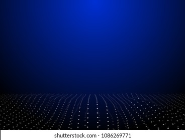 White dot surface, futurictic concept vector illustration